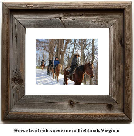 horse trail rides near me in Richlands, Virginia